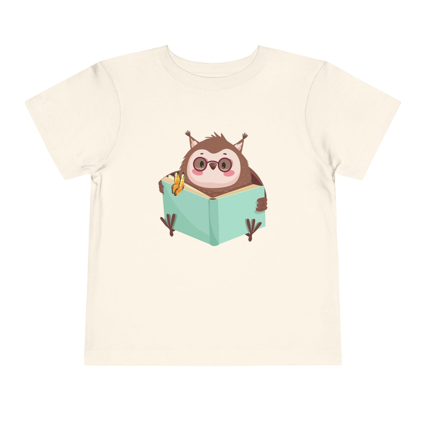 Toddler Owl Reading Tee – Wise Style for Little Learners