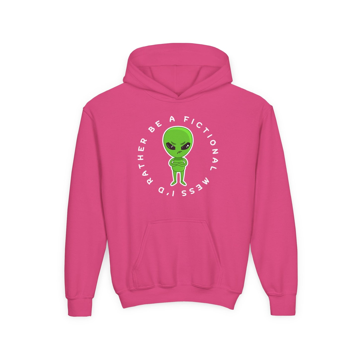 Youth Fictional Mess Hoodie – Out-of-This-World Reader Style