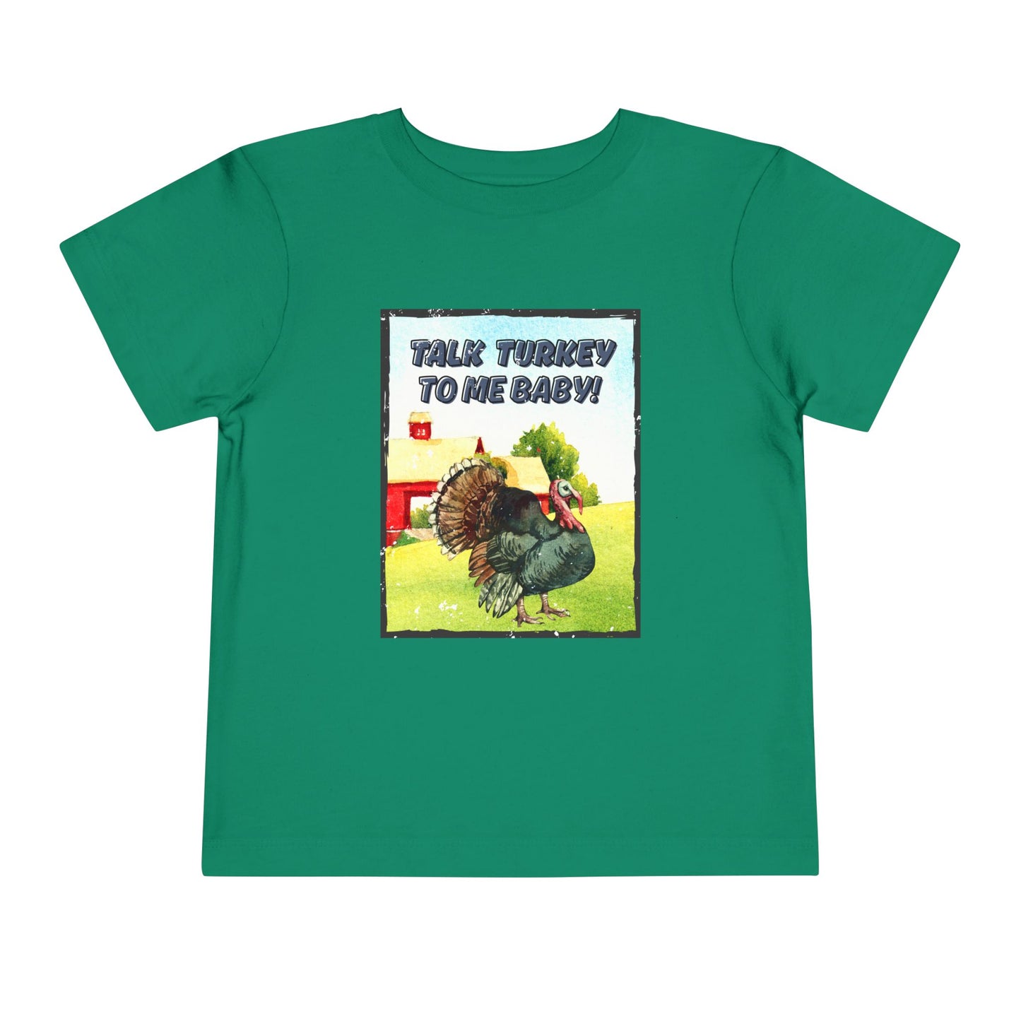 Toddler Talk Turkey to Me Tee – Funny Thanksgiving Shirt for Little Gobblers