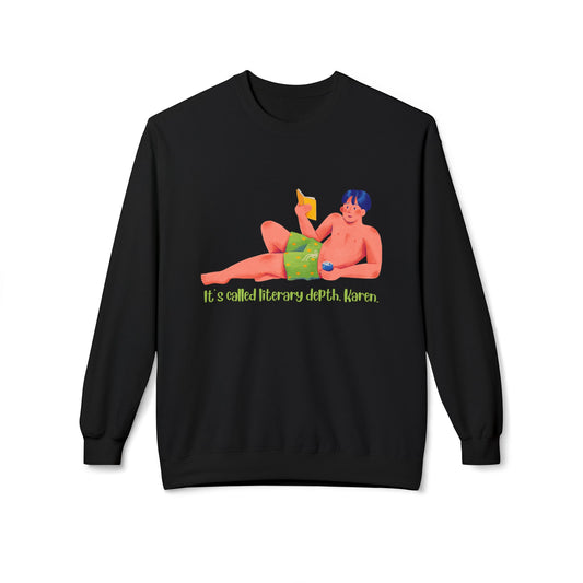 Teen/Adult Unisex Literary Depth Karen Sweatshirt