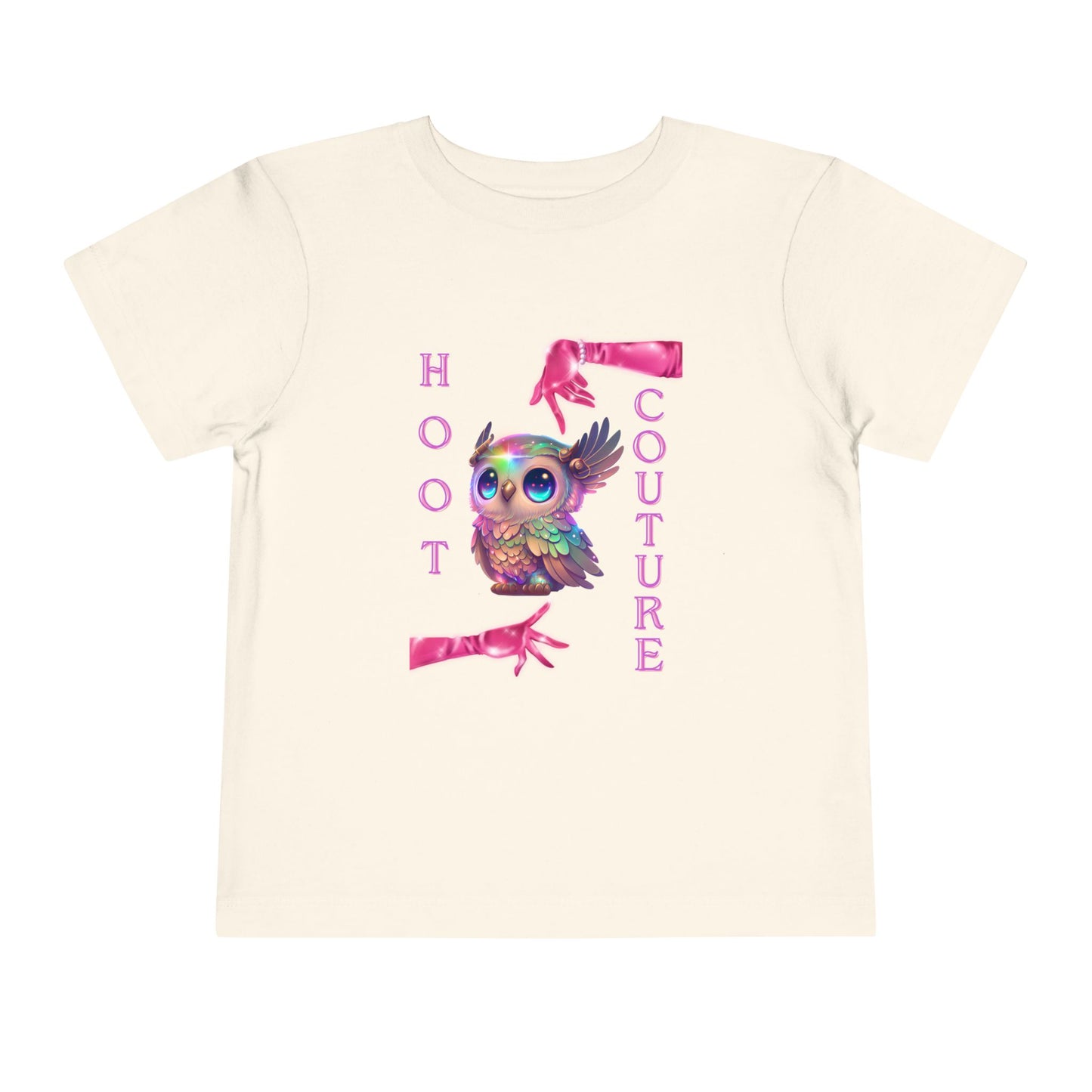 Toddler Hoot Couture Tee – Glam Owl Shirt for Little Fashion Icons