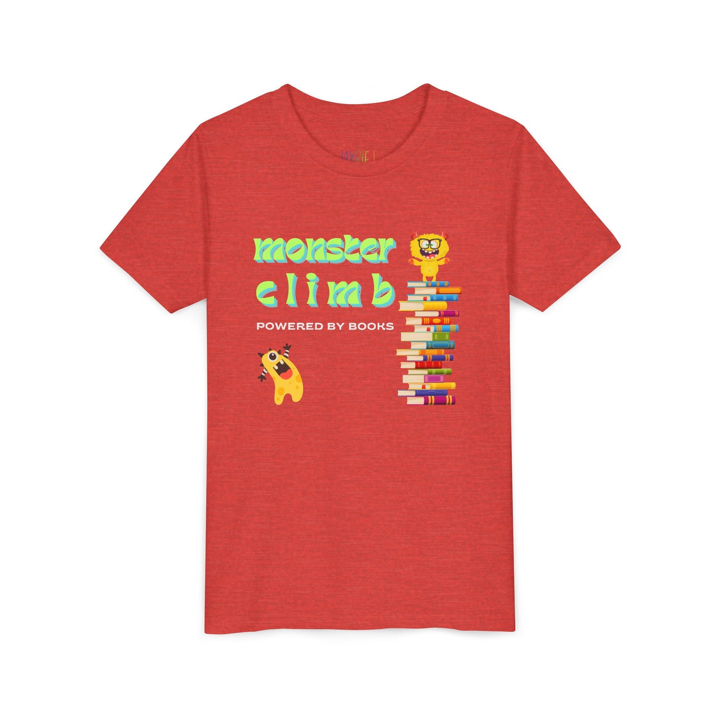 Youth Monster Climb Book Tee
