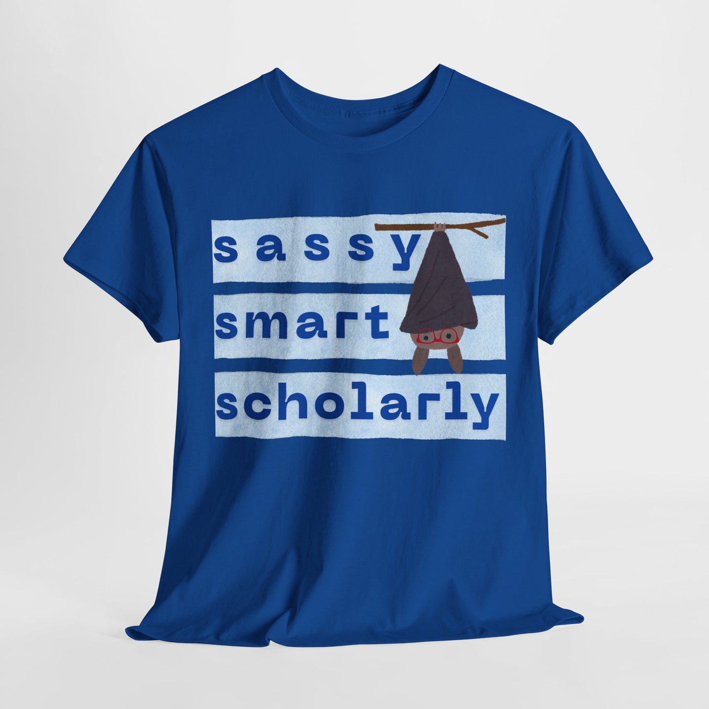Teen/Adult Unisex “Sassy, Smart, Scholarly” Bat Tee