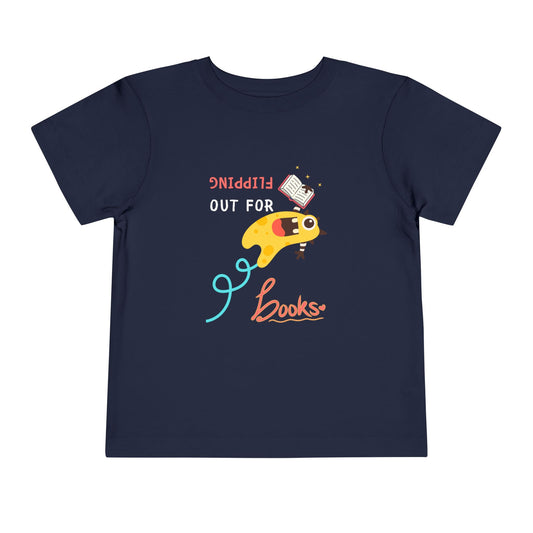 Toddler Flipping Out for Books Tee