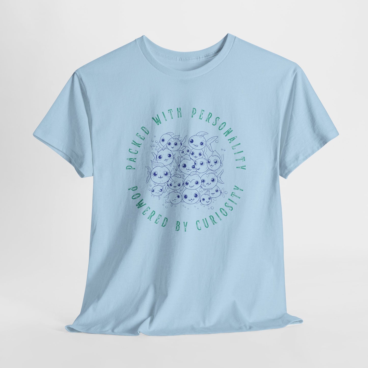 Teen/Adult Unisex Powered by Curiosity Tee – For the Wonder-Full