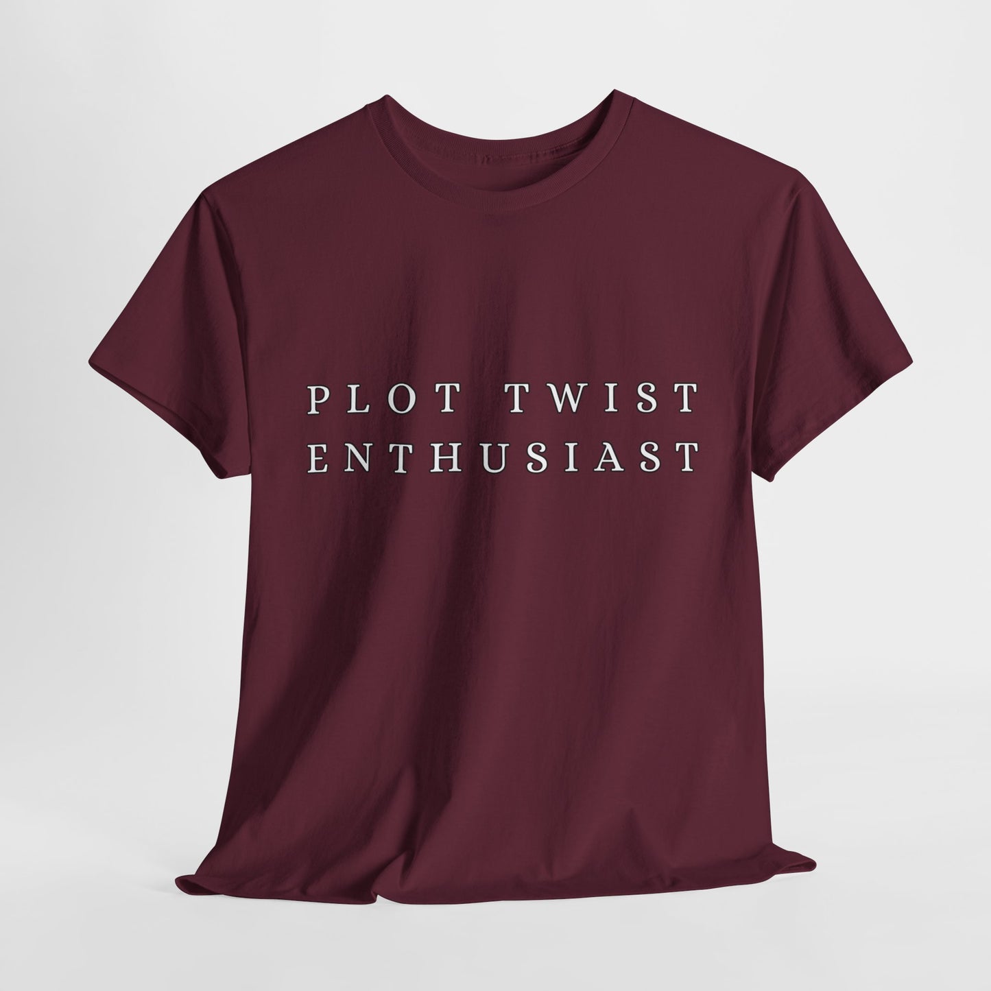 Teen/Adult Unisex Tee – Plot Twist Enthusiast (Minimal Design)