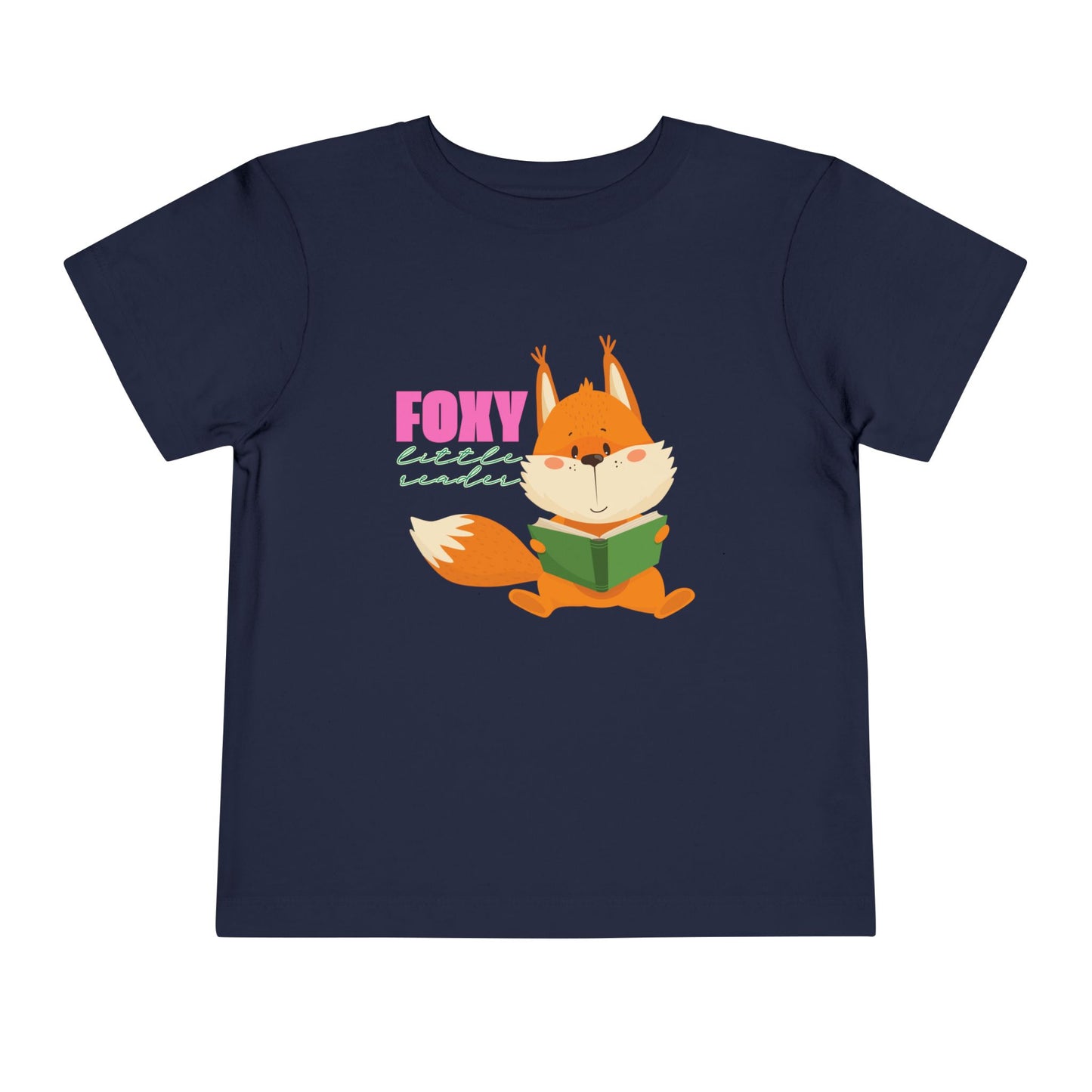 Toddler Foxy Little Reader Tee – Adorable Book-Lover Style