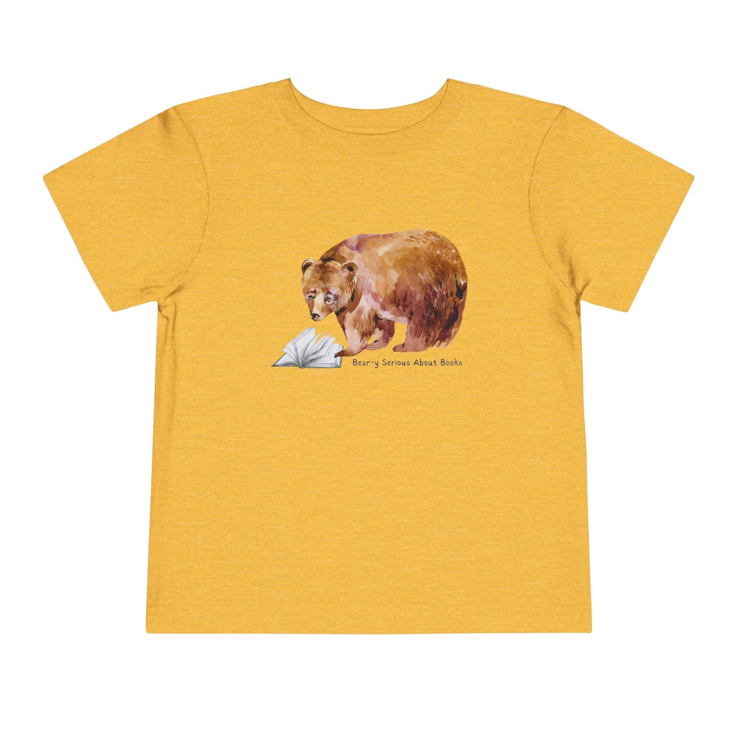 Toddler Bear-y Serious Book Tee