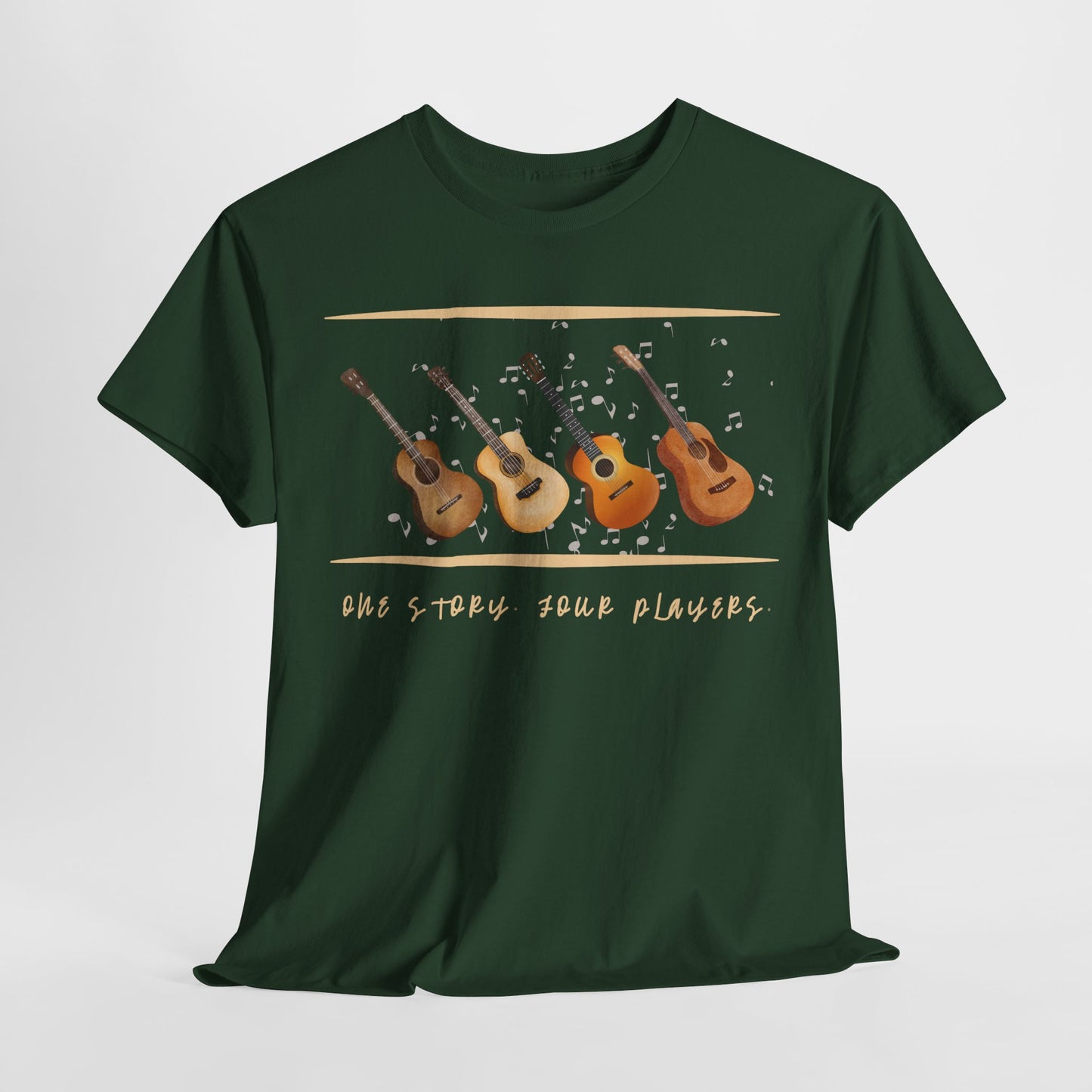 Teen/Adult Unisex One Story, Four Players Tee – Harmony in Every Note