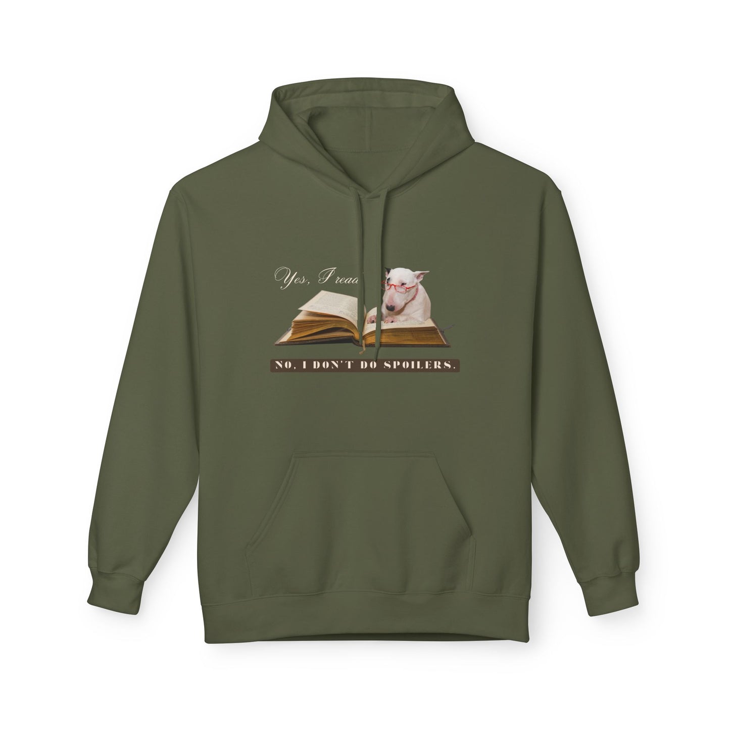Teen/Adult Unisex No Spoilers Dog Hoodie