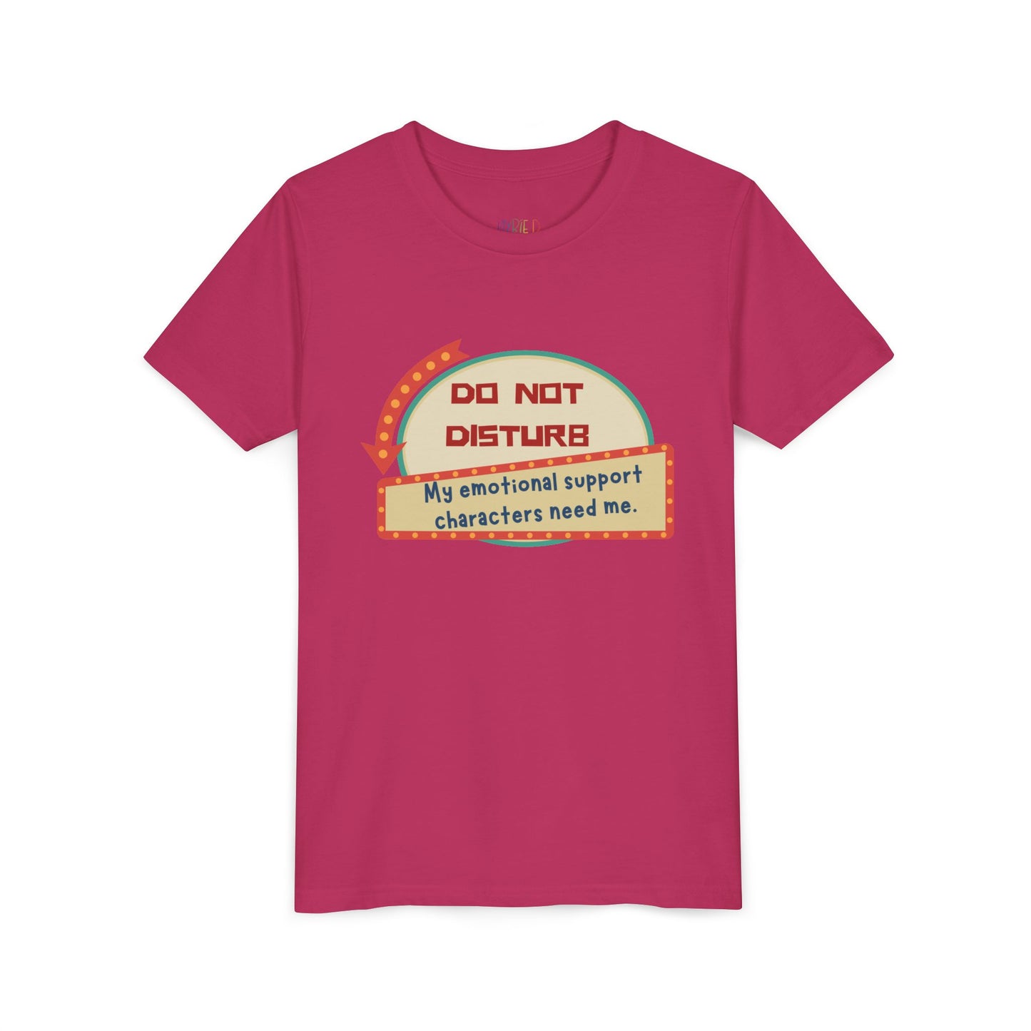 Youth Do Not Disturb Tee – Emotional Support Characters Edition