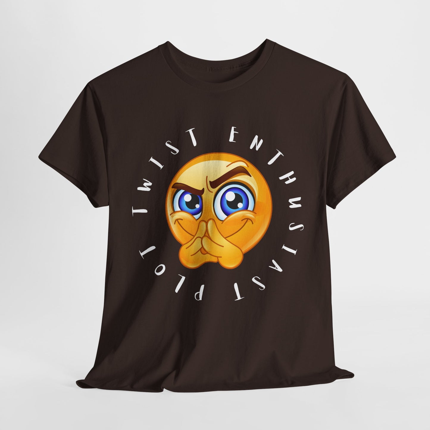 Teen/Adult Unisex Tee – Plot Twist Enthusiast (Emoji Edition)