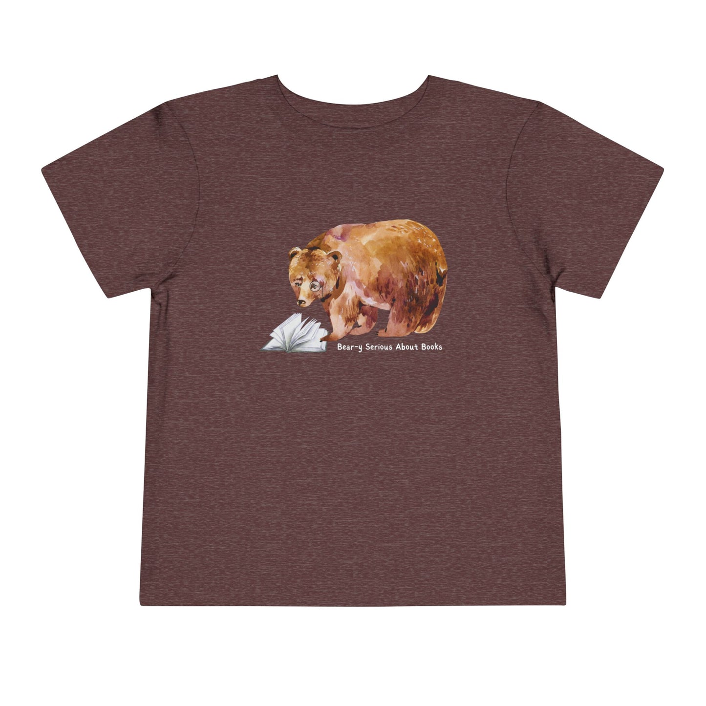 Toddler Bear-y Serious Book Tee