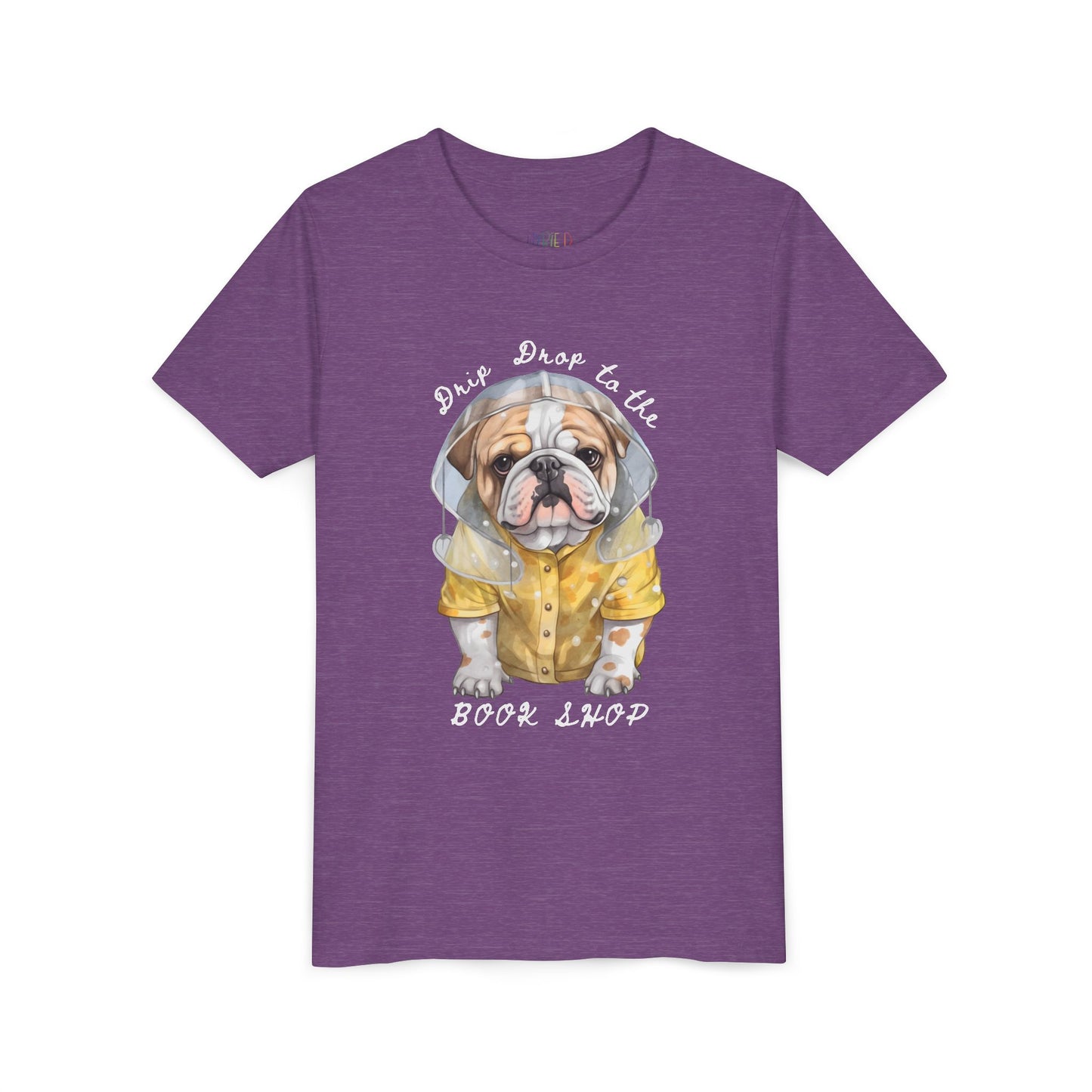 Youth Drip Drop to the Book Shop T-Shirt – Rain or Shine, It’s Reading Time