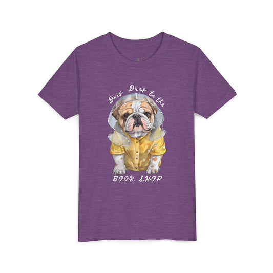 Youth Drip Drop to the Book Shop T-Shirt – Rain or Shine, It’s Reading Time