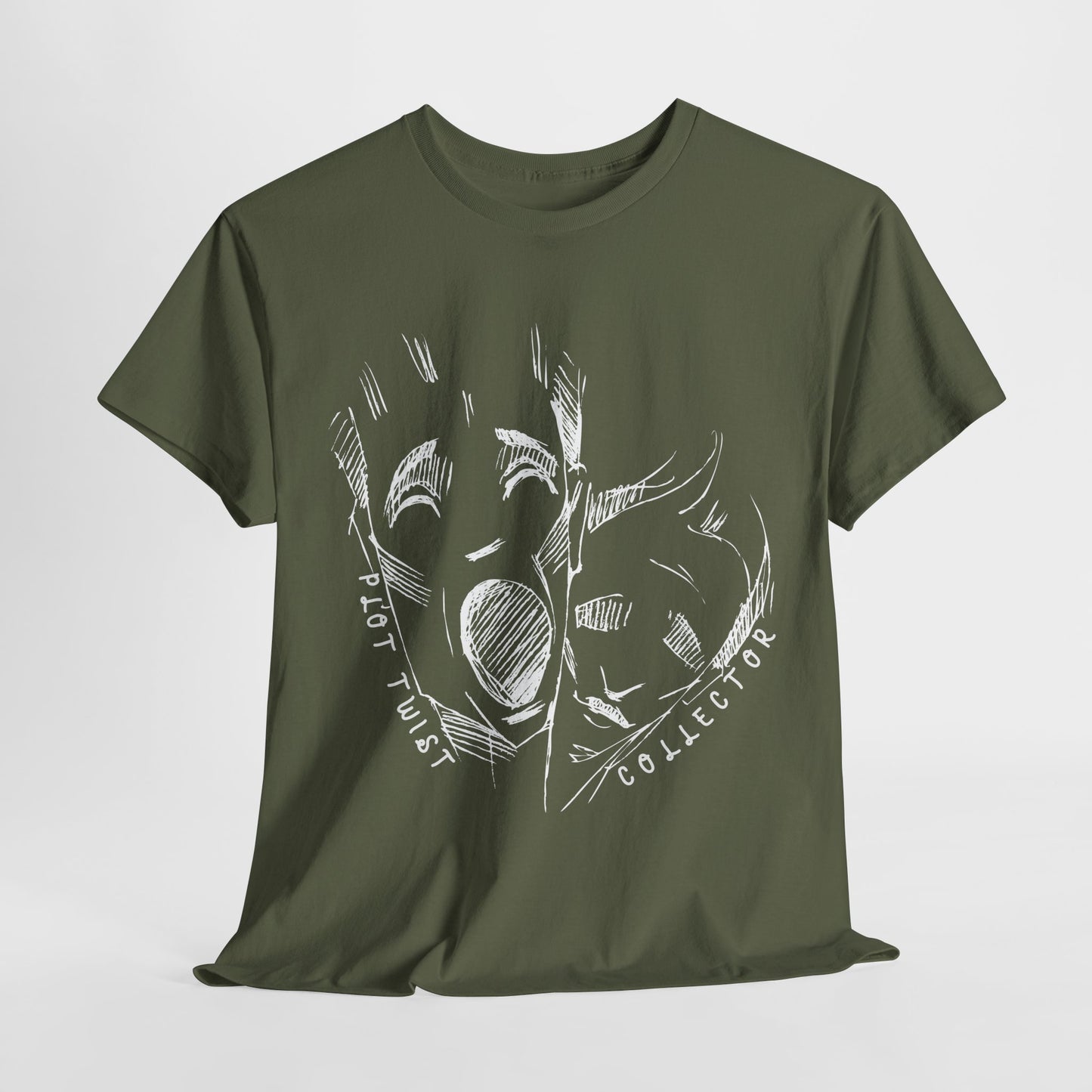 Teen/Adult Unisex Tee – Plot Twist Collector (Screaming Face Edition)