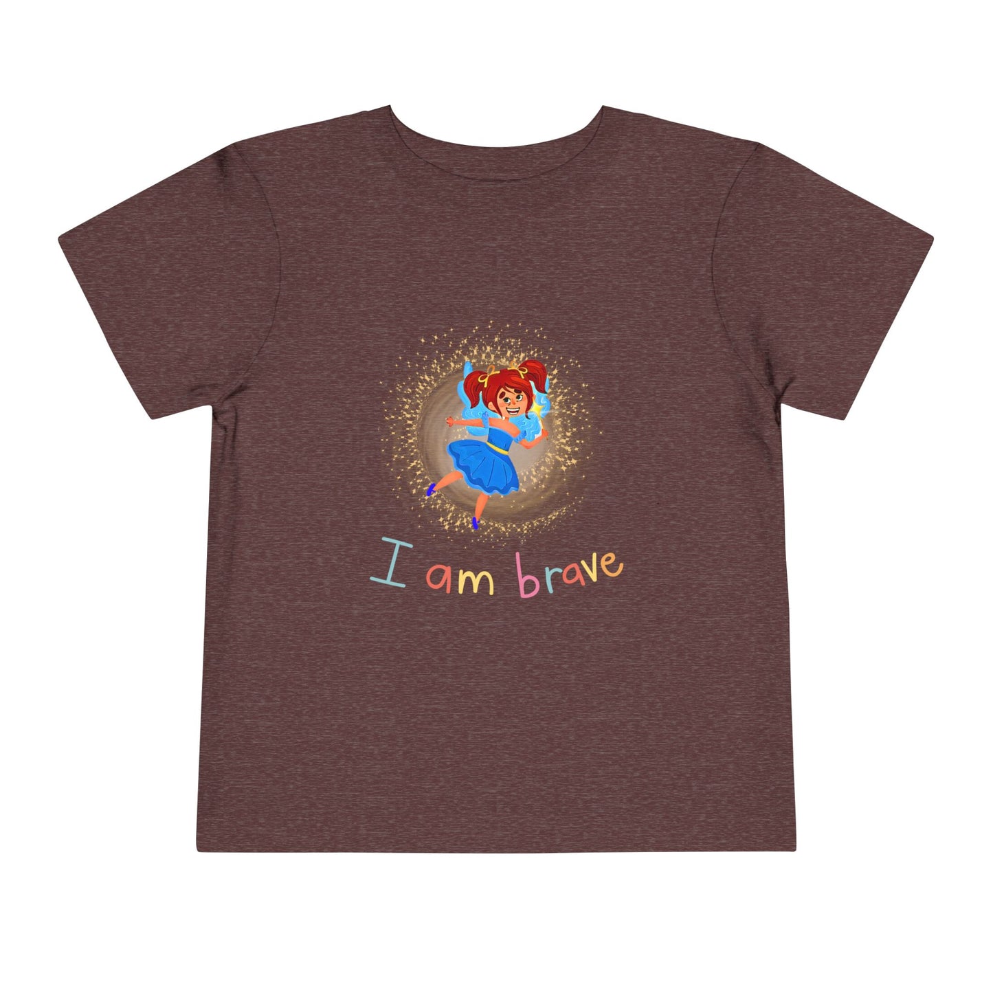 Toddler I Am Brave Tee – Mei-Mei Empowerment Shirt for Courageous Kids