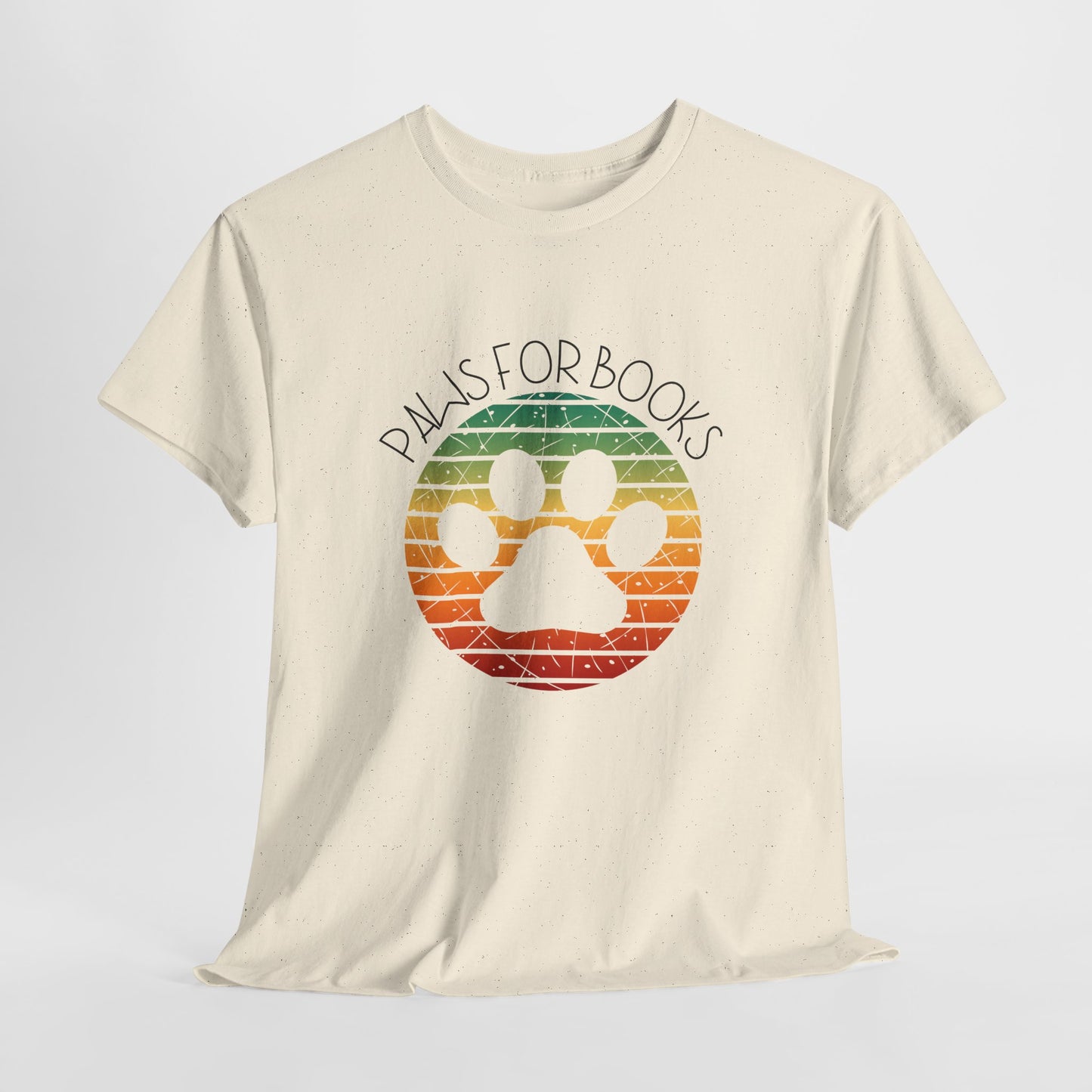 Teen/Adult Unisex Paws for Books Tee – Where Tails Wag and Pages Turn