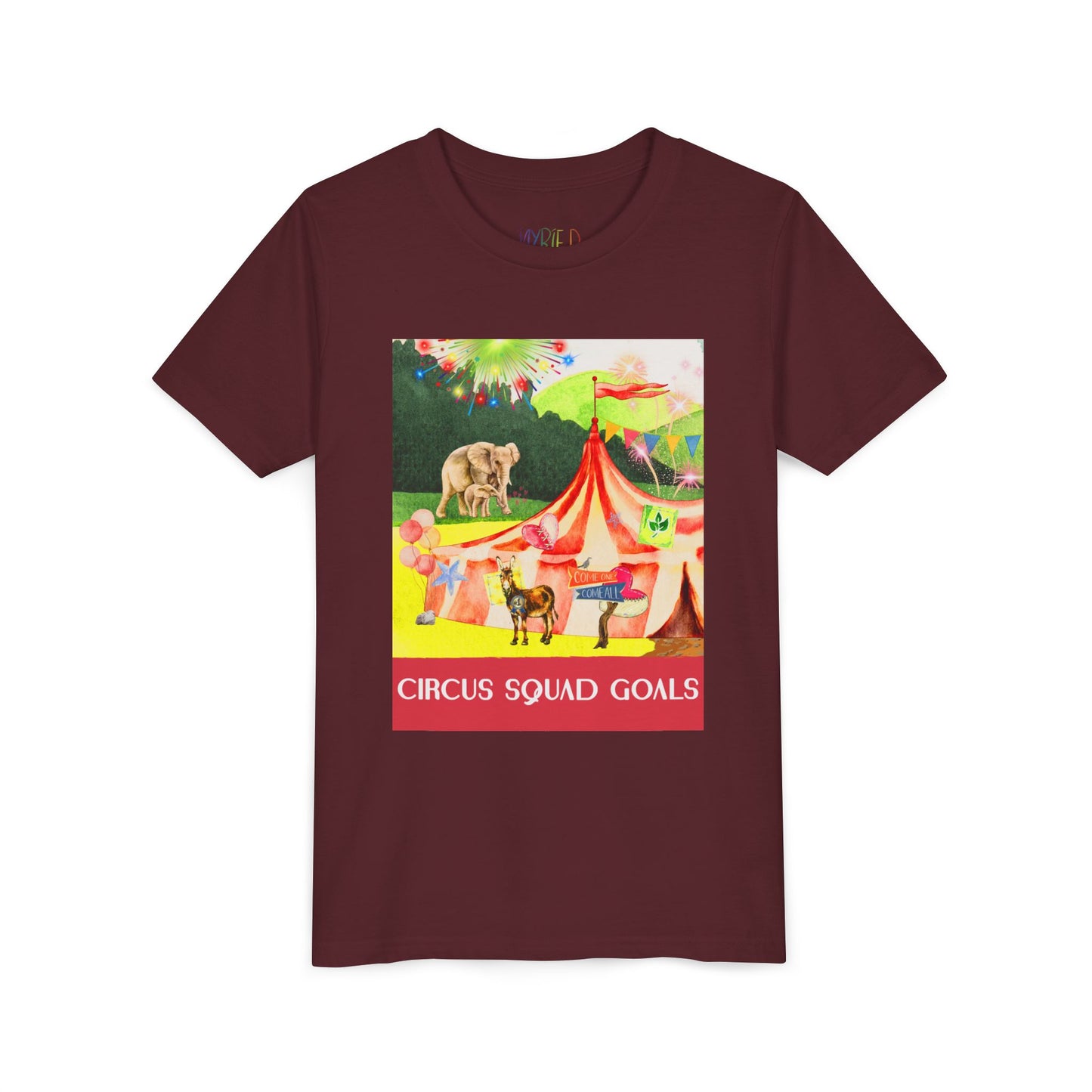 Youth Circus Squad Goals –  Celebration Tee