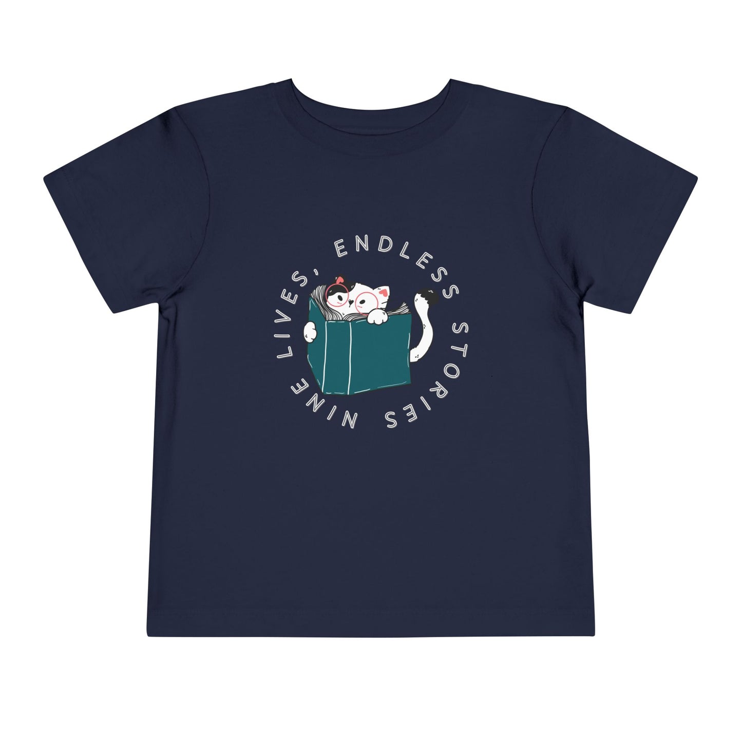 Toddler Nine Lives, Endless Stories T-Shirt