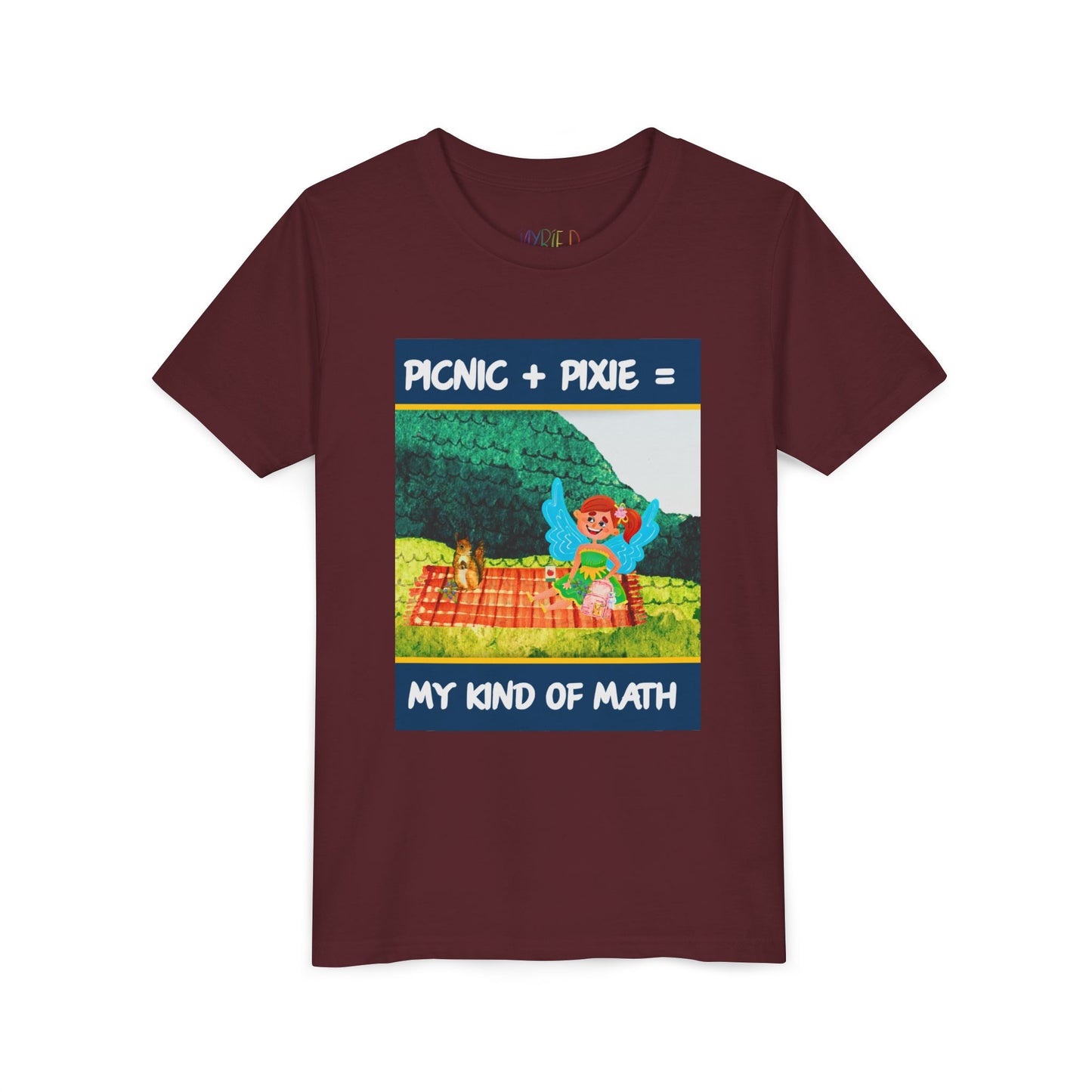 Youth Picnic + Pixie = My Kind of Math Tee – Fun Outdoor T-Shirt for Curious Kids and Creative Thinkers