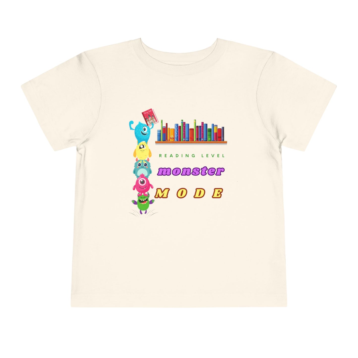 Toddler Monster Mode Reading Tee