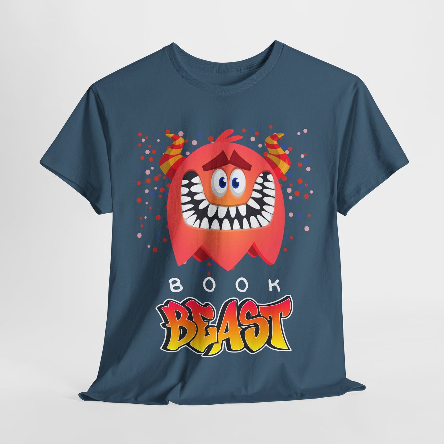 Teen/Adult Unisex Book Beast – Fierce & Fun Reading Monster Tee