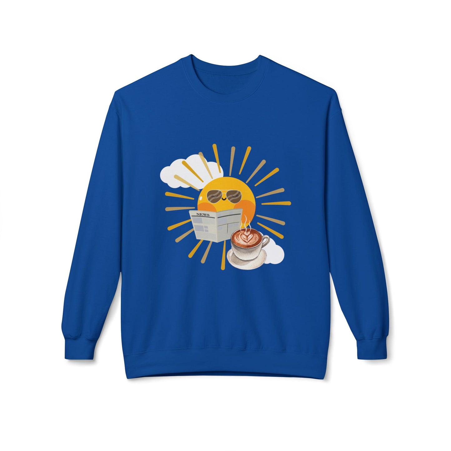 Teen/Adult Unisex Sunny Morning Reader Sweatshirt