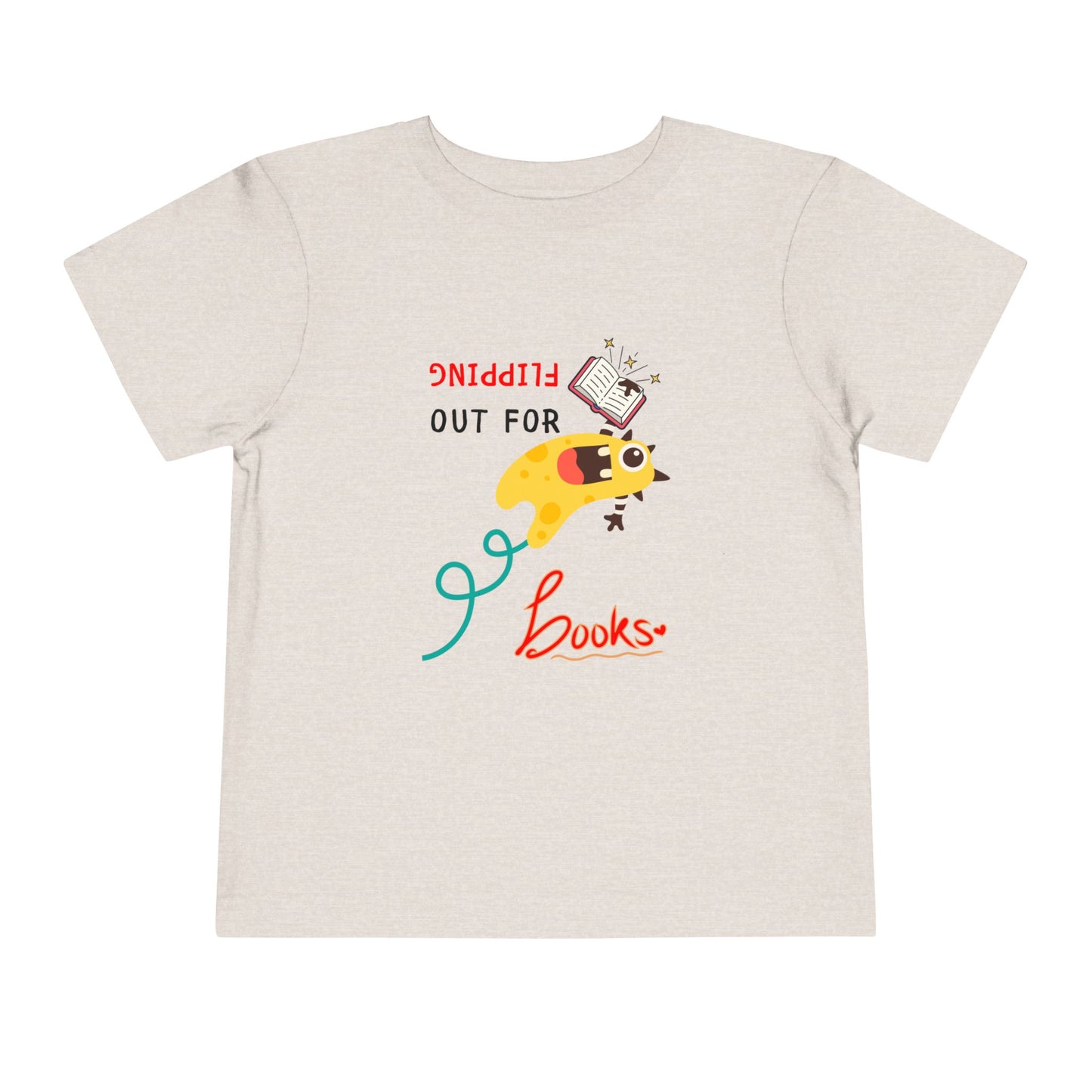 Toddler Flipping Out for Books Tee