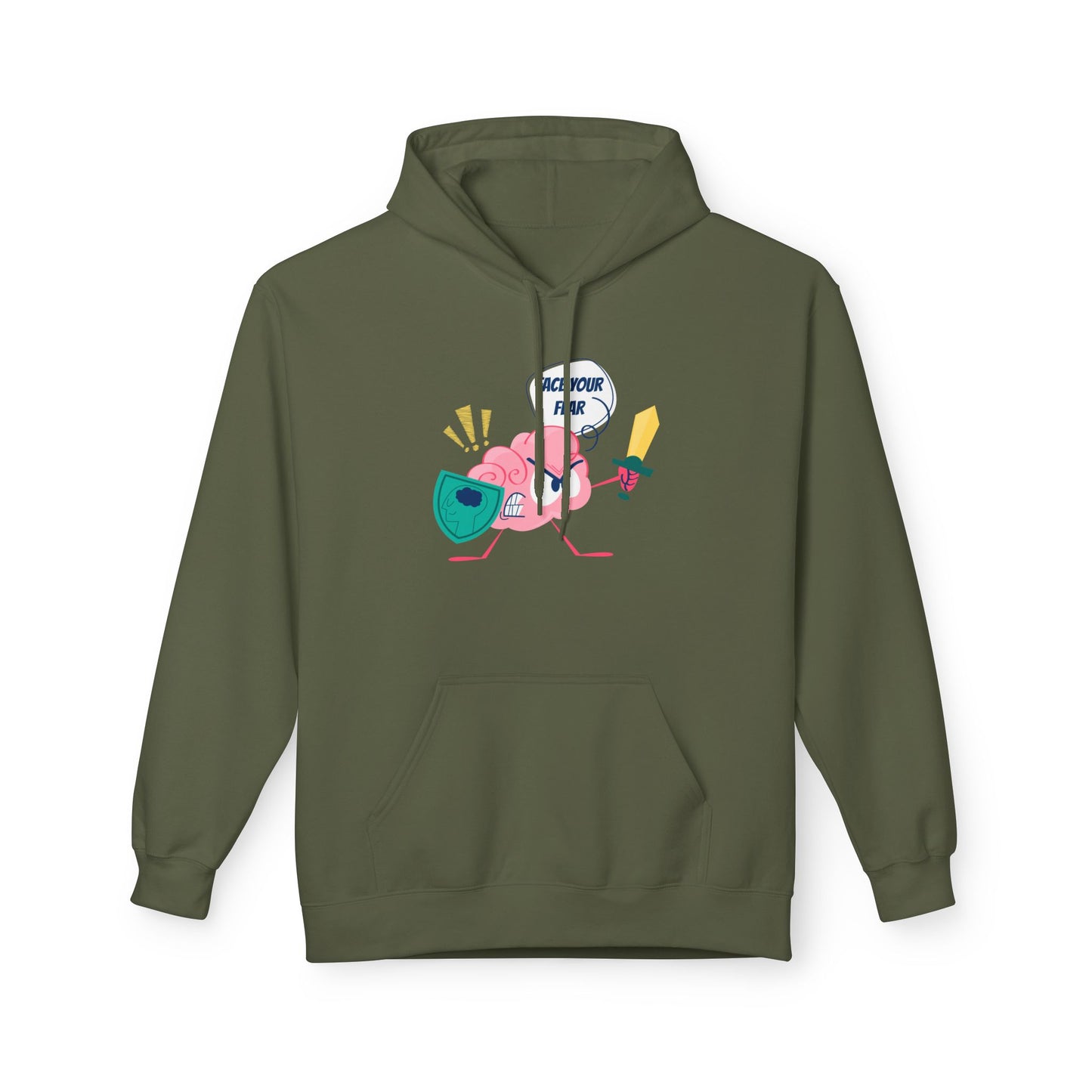 Teen/Adult Unisex Face Your Fear Hoodie