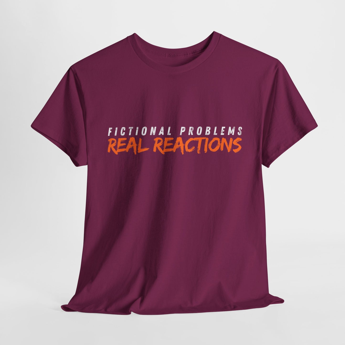 Teen/Adult Unisex Bookish Tee – Fictional Problems, Real Reactions