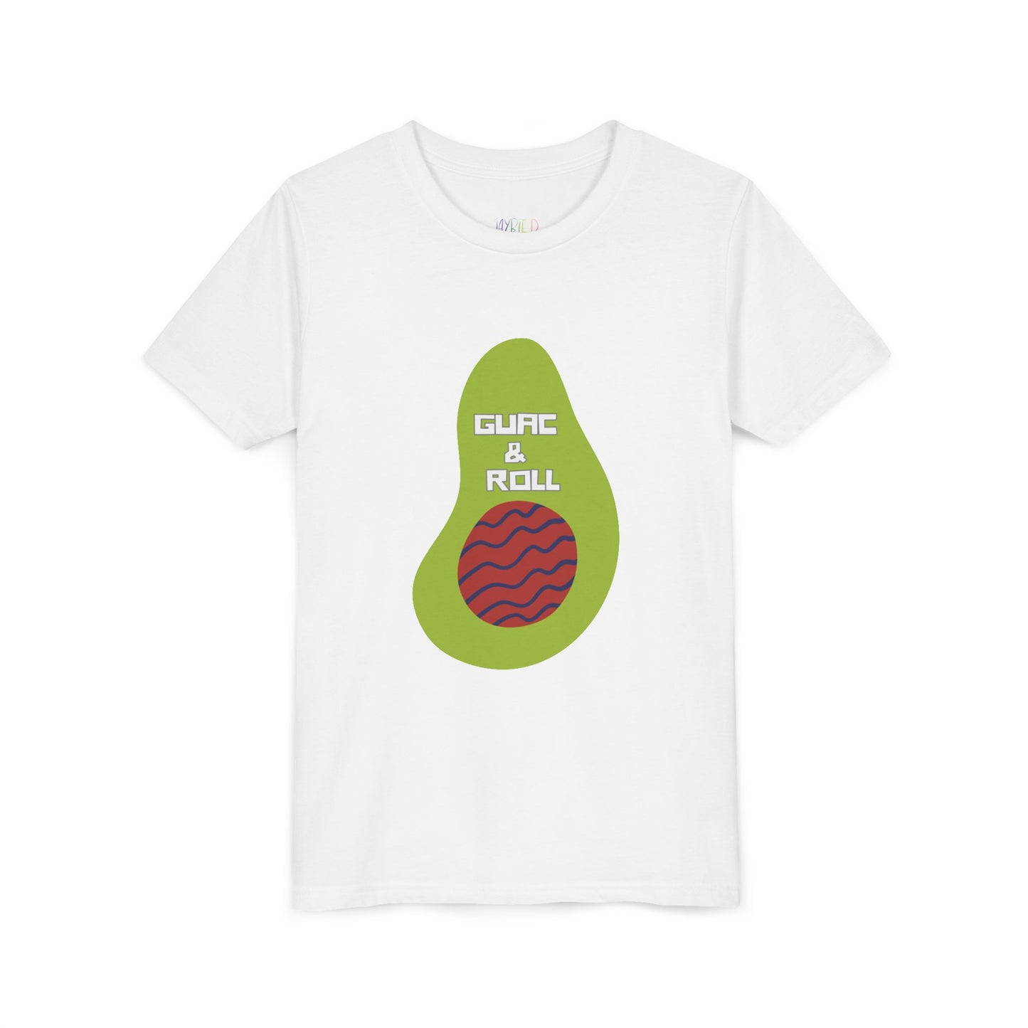 Youth Guac & Roll Tee – Funny Shirt for Foodies & Rockstars, For kids who bring the flavor and the moves