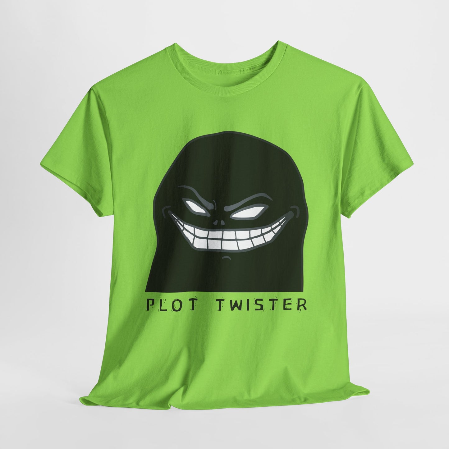 Teen/Adult Unisex Plot Twister Tee – Master of Mayhem & Cliffhangers