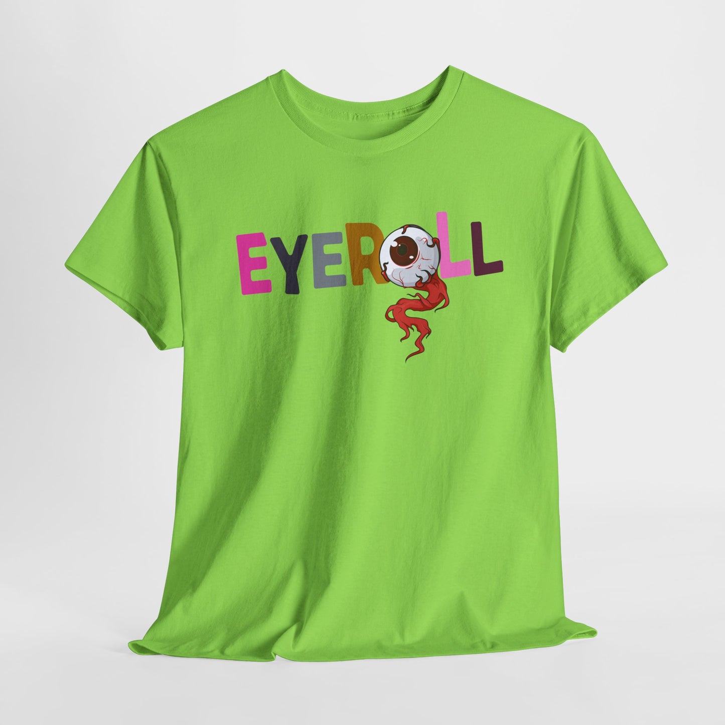 Teen/Adult Unisex Eyeroll Tee – Sarcastic and Slightly Creepy Vibes for the Bold at Heart
