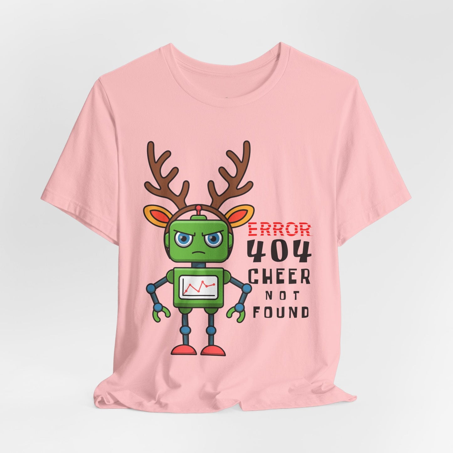 Teen/Adult Unisex Error 404 Cheer Not Found T-Shirt Printify