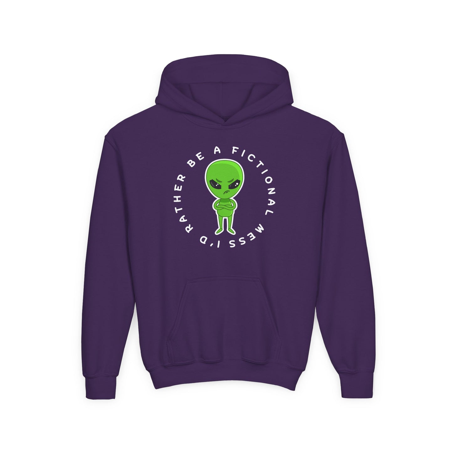 Youth Fictional Mess Hoodie – Out-of-This-World Reader Style