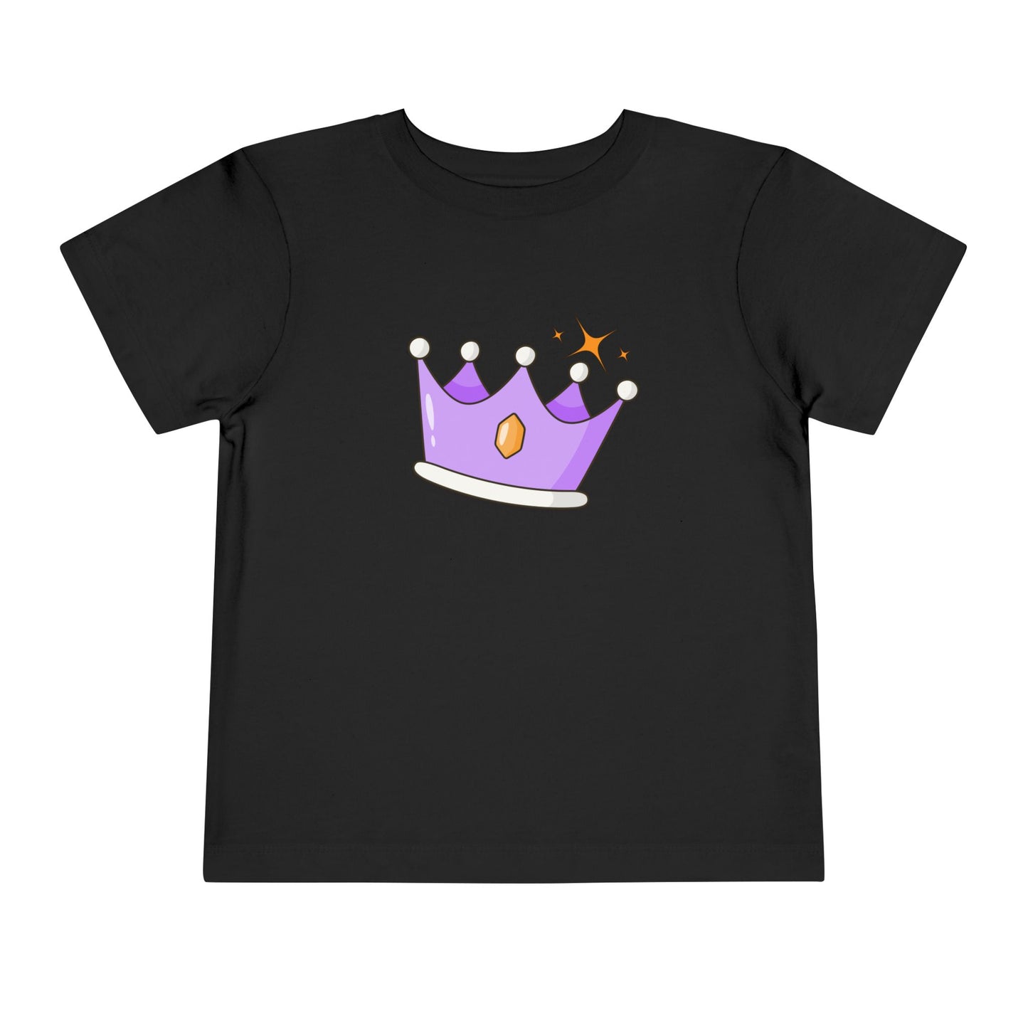 Toddler Royal Sparkle Tee – Crowned Cuteness for Little Royals