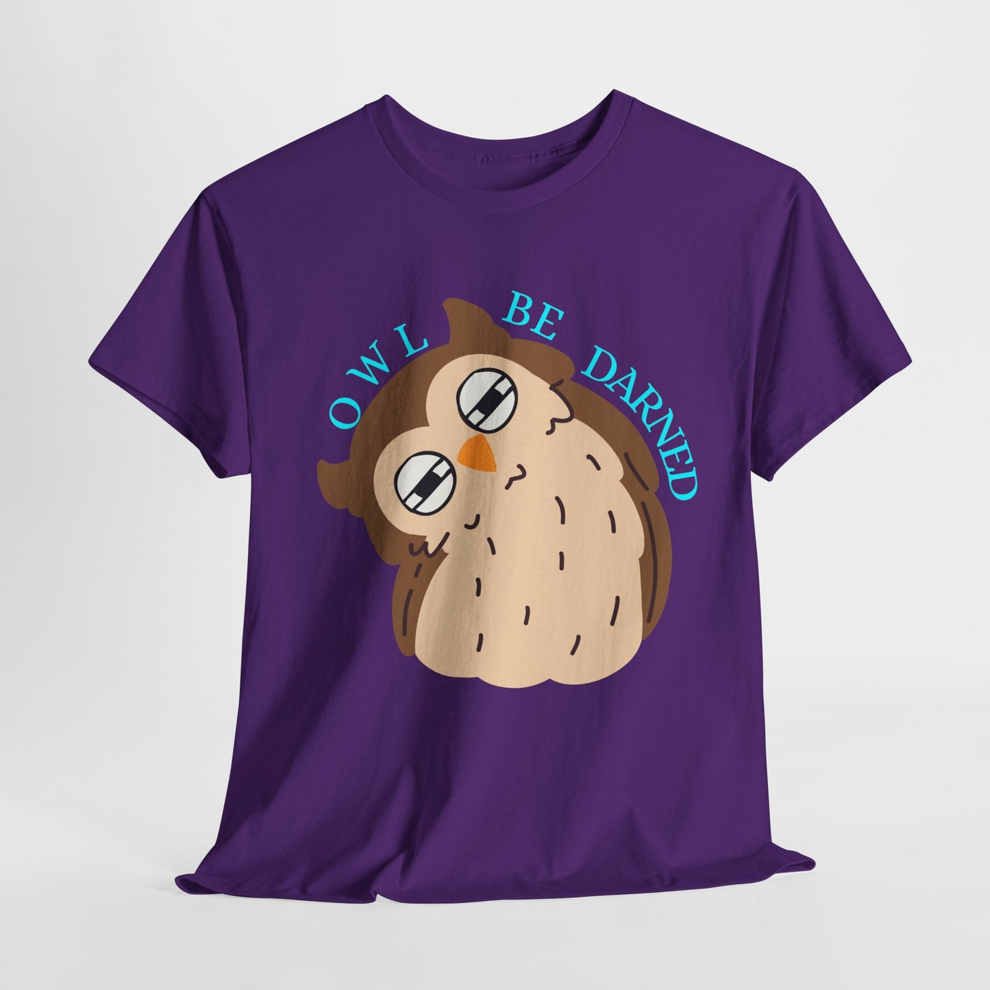 Teen/Adult Unisex Owl Be Darned Tee – Snark Mode Activated