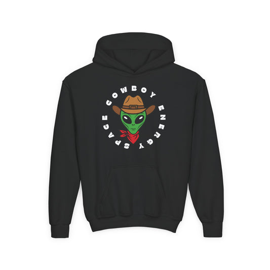 Youth Space Cowboy Energy Hoodie – Yeehaw From the Stars!