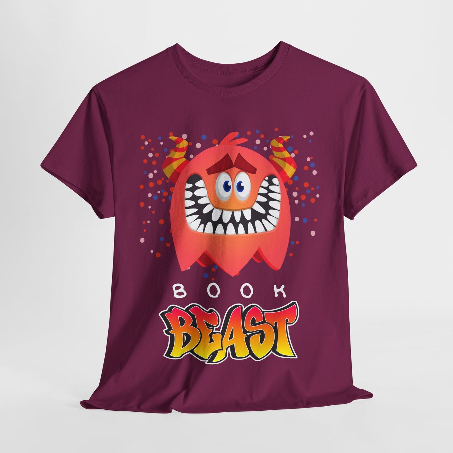 Teen/Adult Unisex Book Beast – Fierce & Fun Reading Monster Tee