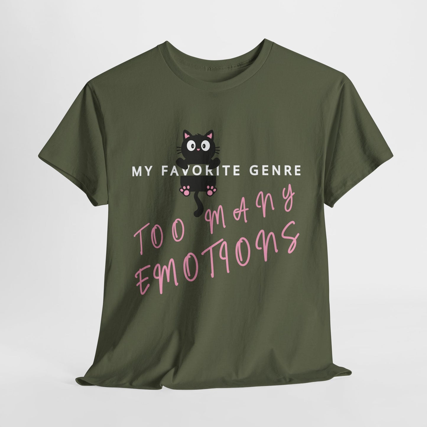 Teen/Adult Unisex Tee – My Favorite Genre: Too Many Emotions