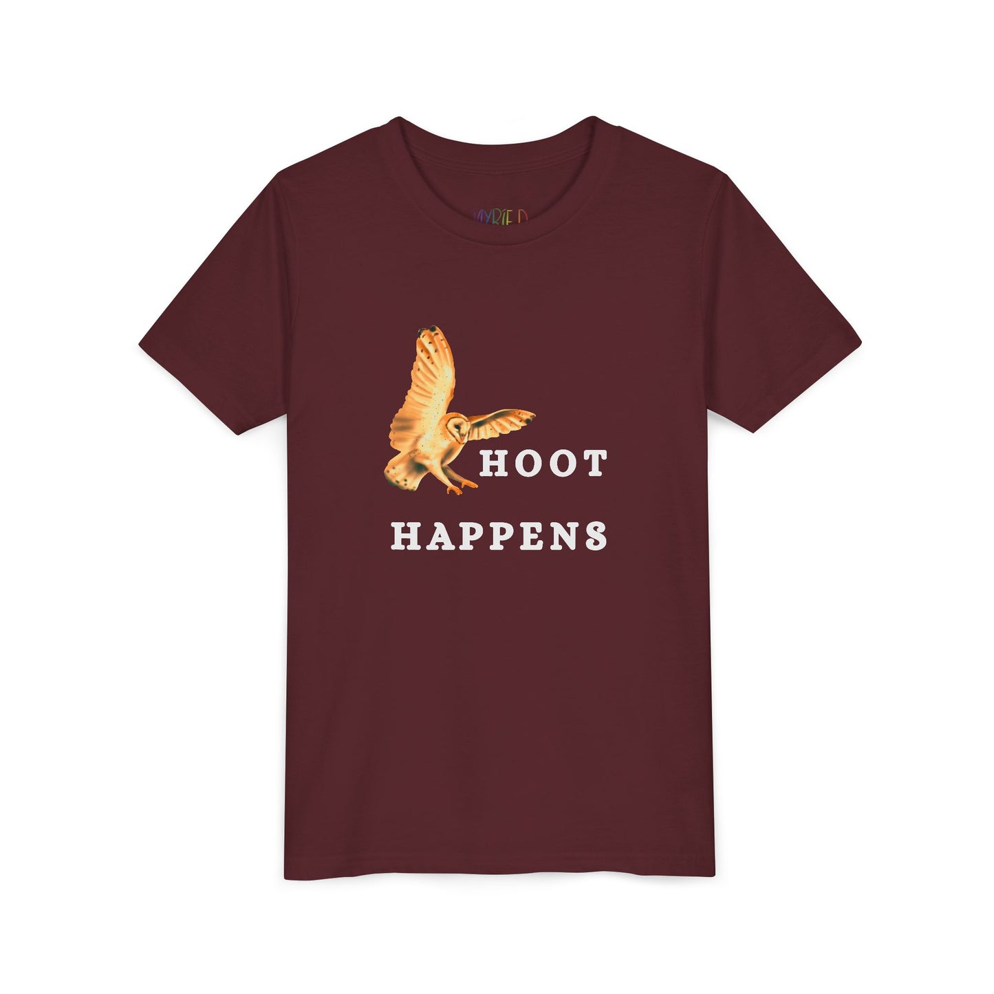Youth Hoot Happens T-Shirt – Funny Barn Owl Tee for Animal-Loving Kids