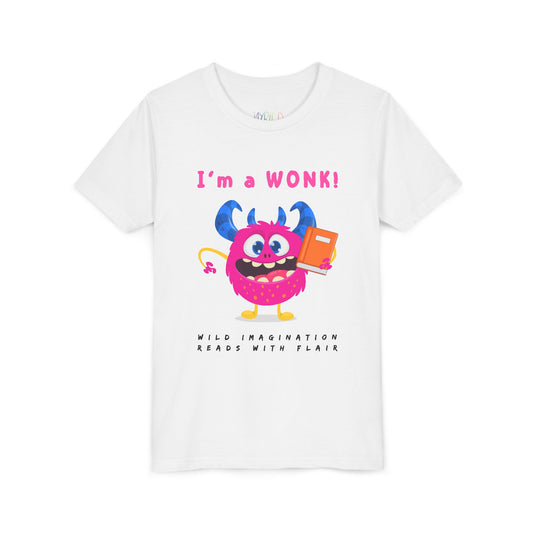 Youth I’m a WONK! Imaginative Book Lover T-Shirt