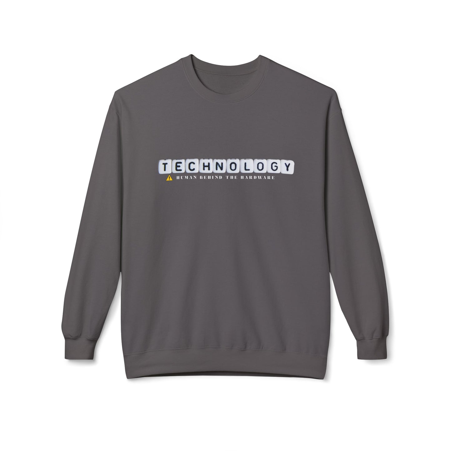 Teen/Adult Unisex Technology Human Behind the Hardware Sweatshirt