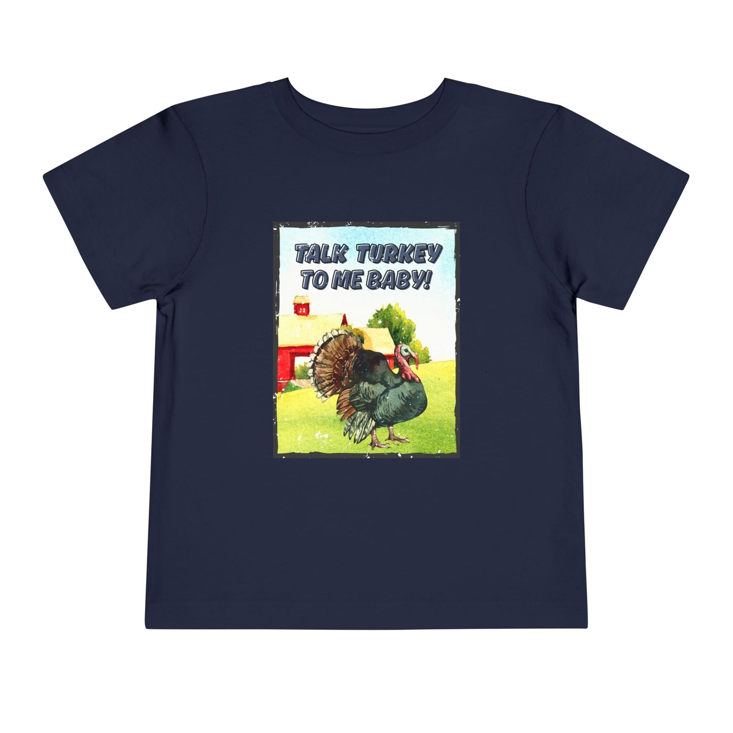 Toddler Talk Turkey to Me Tee – Funny Thanksgiving Shirt for Little Gobblers