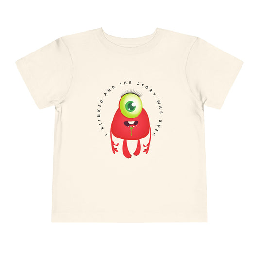 Toddler I Blinked Book Tee