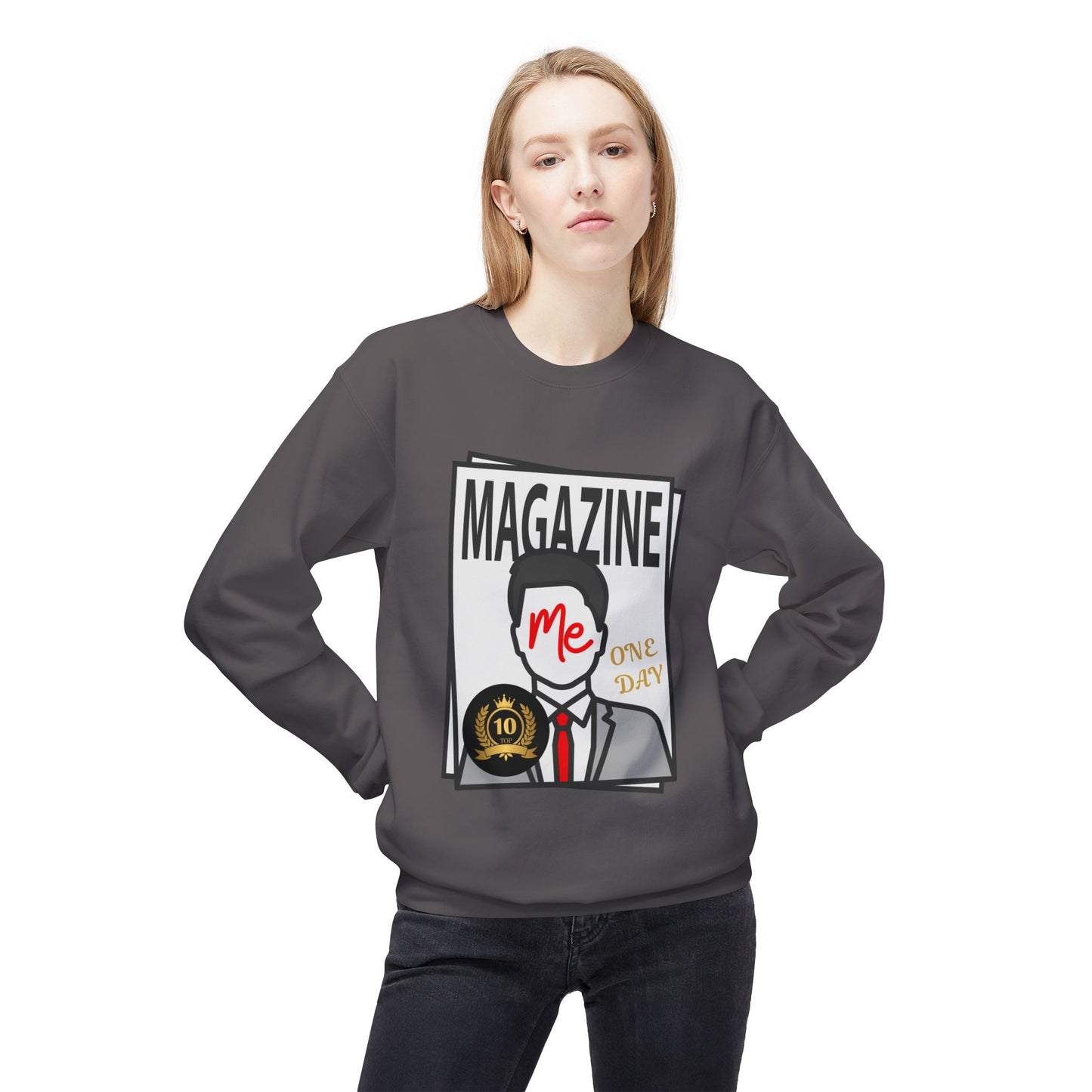 Teen/Adult Unisex Magazine Me One Day Sweatshirt