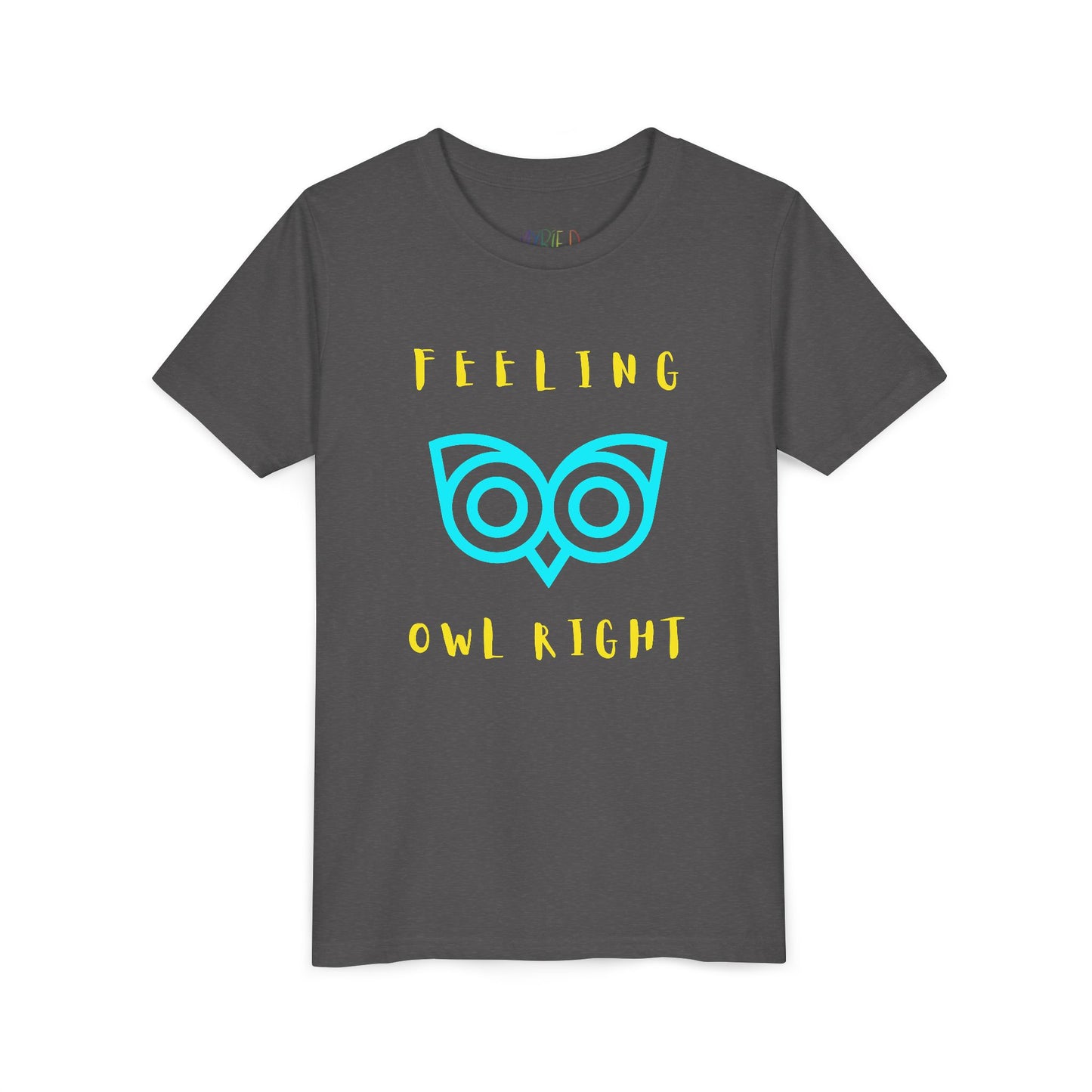 Youth Feeling Owl Right T-Shirt – Bold Graphic Tee with Playful Wordplay and Owl Design