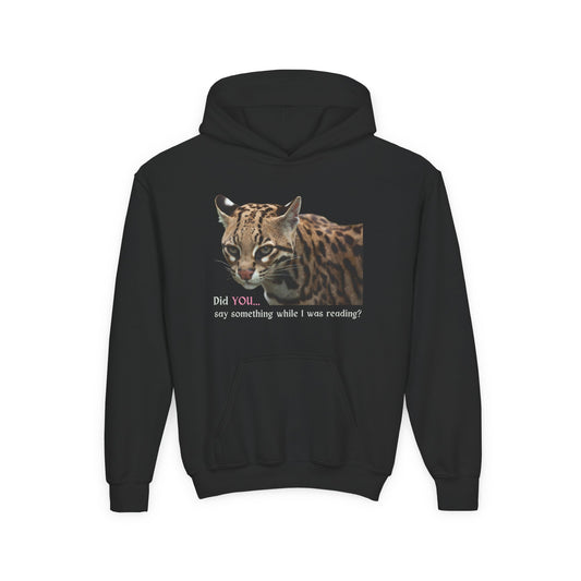 Youth Reading Hoodie – Did YOU Say Something While I Was Reading?