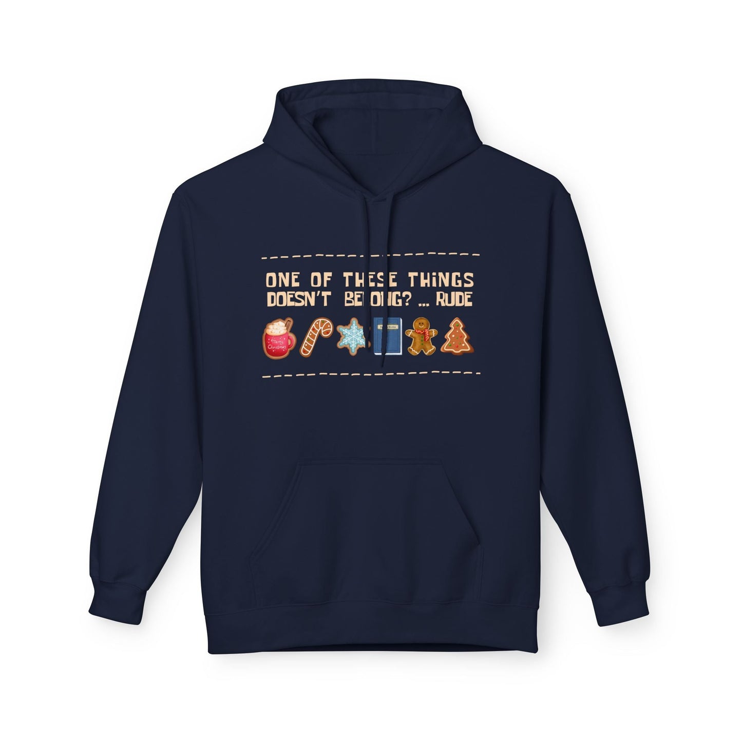 Teen/Adult Unisex One of These Things Hoodie â€“ Funny Book Lover Christmas Design Printify